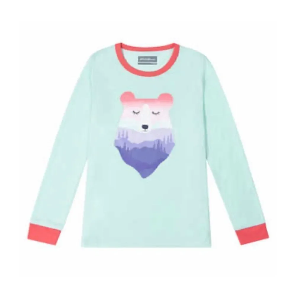 Eddie Bauer Girls Kids Pajamas Lounge Set 4-piece Size L (14/16)